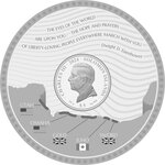 Pièce de monnaie en Argent 5 Dollars g 50 Millésime 2024 D-DAY