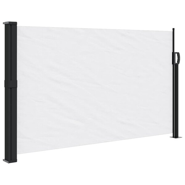 vidaXL Auvent latéral rétractable blanc 120x500 cm