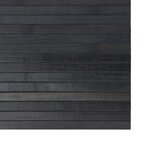 vidaXL Tapis rectangulaire gris 70x500 cm bambou