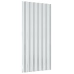 vidaXL Panneaux de toiture 36 Pièces Acier enduit de poudre Brun 80x36 cm