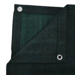 vidaXL Tapis de tente 250x550 cm Vert foncé PEHD