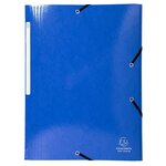 Chemise À Élastiques 3 Rabats Maxi Capacity Carte Lustrée Pelliculée Iderama - A4 - Couleurs Assorties - X 40 - Exacompta