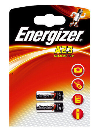 Energizer Alkaline 2 piles 12V A23 (lot de 2)