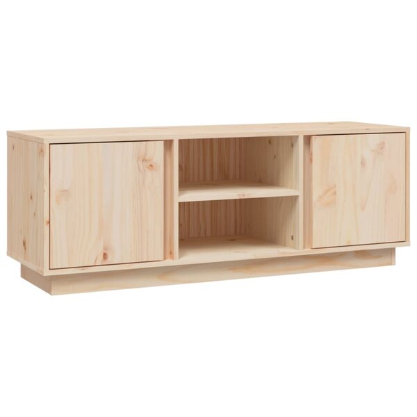 vidaXL Meuble TV 110x35x40 5 cm Bois de pin massif