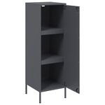 vidaXL Buffet haut anthracite 36x39x113 cm acier