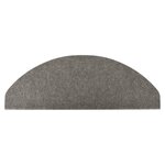 vidaXL Tapis d'escalier auto-adhésifs 10 Pièces gris 56x17x3 cm