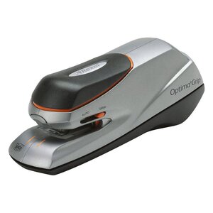 Agrafeuse électrique Optima® Grip argent et noir