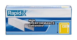 Boite de 5000 Agrafes 13/4 zinguées Haute performance RAPID