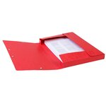 Boite de classement Cartobox Dos 25mm Carte lustrée Nature Future® Rouge EXACOMPTA