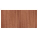 vidaXL Tapis rectangulaire marron 100x200 cm bambou