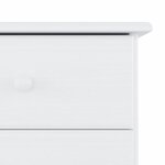 vidaXL Buffet ALTA blanc 77x35x165 cm bois massif de pin