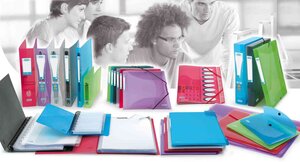 Pochette Document HAWAI A4 PP Fermeture à Pression Coloris Aléatoire translucide ELBA