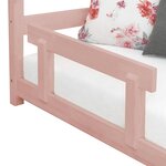 Barrière de lit enfant TRUSTY rose pastel