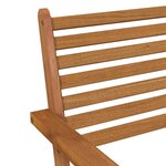 vidaXL Chaises de jardin lot de 2 Bois d'acacia solide