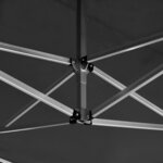 vidaXL Tente de réception pliable à parois Aluminium 4 5x3m Anthracite