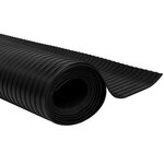 vidaXL Tapis en caoutchouc antidérapant 1 5x2 m 3 mm Nervure large