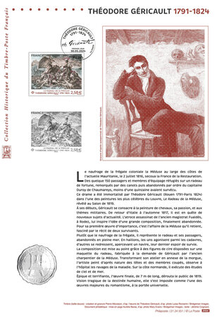 Document philatélique - Théodore Géricault
