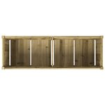 vidaXL Jardinière 150x50x50 cm bois de pin imprégné