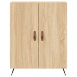 vidaXL Buffet haut Chêne sonoma 69 5x34x180 cm Bois d'ingénierie