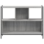 vidaXL Bibliothèque sonoma gris 102x28x77 5 cm bois d'ingénierie