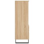 vidaXL Buffet haut Chêne sonoma 40x36x110 cm Bois d'ingénierie