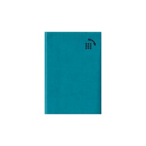 Répertoire / Carnet d'adresses 9 x 13 cm - Turquoise