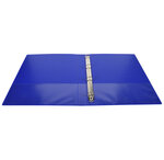 Classeur pp personnalisable kreacover - 4 anneaux en d 20mm - a4 maxi - bleu - x 10 - exacompta