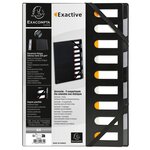 Trieur Rigide Harmonika® Exactive® Dos Extensible 9 Compartiments Noir - Noir - X 5 - Exacompta