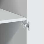 vidaXL Buffet haut blanc 80x42 5x249 cm bois d'ingénierie
