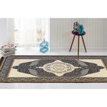 Tapis de salon OTTOMAN 120 x 180 cm - Noir