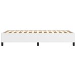 vidaXL Cadre de lit Blanc 100x200 cm Similicuir
