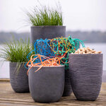 Capi Pot à fleurs Waste Rib 46x58 cm Gris