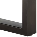 vidaXL Banc 110 cm Bois de récupération solide et acier