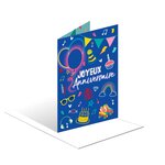 Carte Musicale D'anniversaire Rétro "joyeux Anniversaire" - Draeger paris