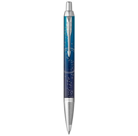 PARKER IM Premium Submerge  Stylo bille  Dégradé de bleu  recharge bleue pointe moyenne  Coffret cadeau