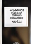 Document Unique d'évaluation des risques professionnels métier (Pré-rempli) : Auto-école - Version 2024 UTTSCHEID