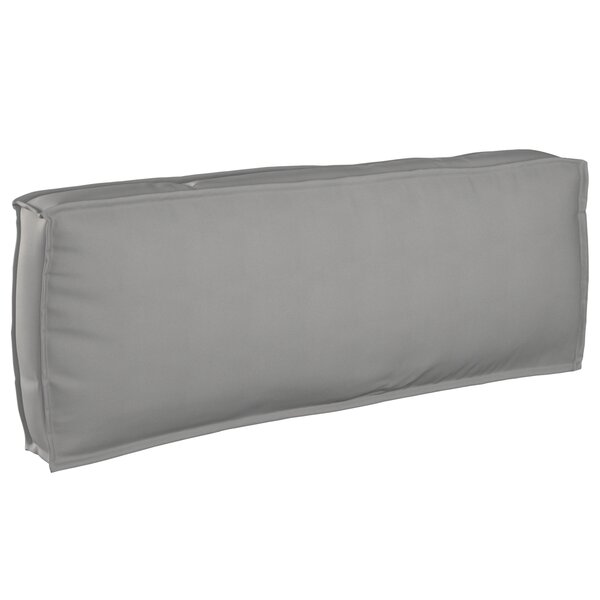 vidaXL Coussin de Palette pour dos Gris 120x40x12 cm Tissu Oxford