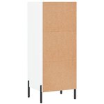 vidaXL Buffet blanc 34 5x32 5x90 cm bois d'ingénierie