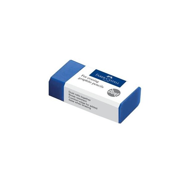 Gomme dust-free bleue x 24 faber-castell