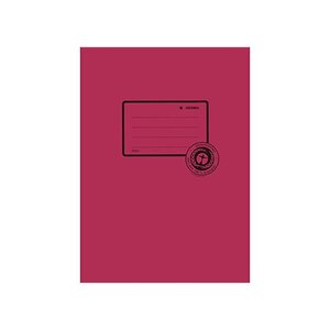 Protège Cahier Papier Recyclé A5 Rouge Foncé HERMA