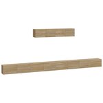 vidaXL Ensemble de meubles TV 6 Pièces Chêne sonoma Bois d'ingénierie