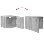 vidaXL Armoire de rangement mince sonoma gris 45x42 5x225 cm