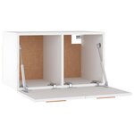 vidaXL Armoire murale Blanc 60x36 5x35 cm Bois d'ingénierie