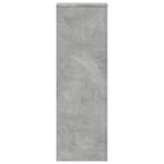 vidaXL Supports pour plantes 2 Pièces gris béton bois d'ingénierie