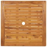 vidaXL Table pliable de jardin 70x70x75 cm Bois d'acacia massif