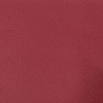 vidaXL Fauteuil avec repose-pied Rouge bordeaux 60 cm Similicuir