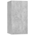 vidaXL Ensemble de meubles TV 6 Pièces Gris béton Bois d'ingénierie