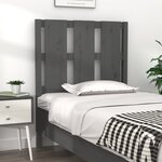 vidaXL Tête de lit Gris 80 5x4x100 cm Bois massif de pin