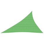 vidaXL Voile d'ombrage 160 g/m² Vert clair 4x5x6 8 m PEHD