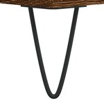 vidaXL Table basse chêne marron 90x60x35 cm bois d'ingénierie